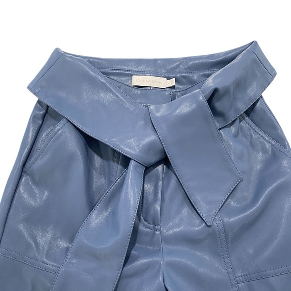 NWOT Jonathan Simkhai faux leather cropped pant - Picture 4 of 9